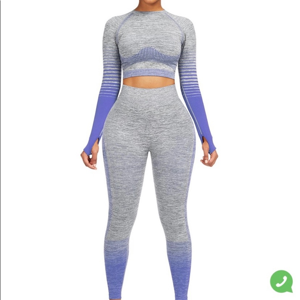 2 PC THUMBHOLED CREW NECK ACTIVEWEAR